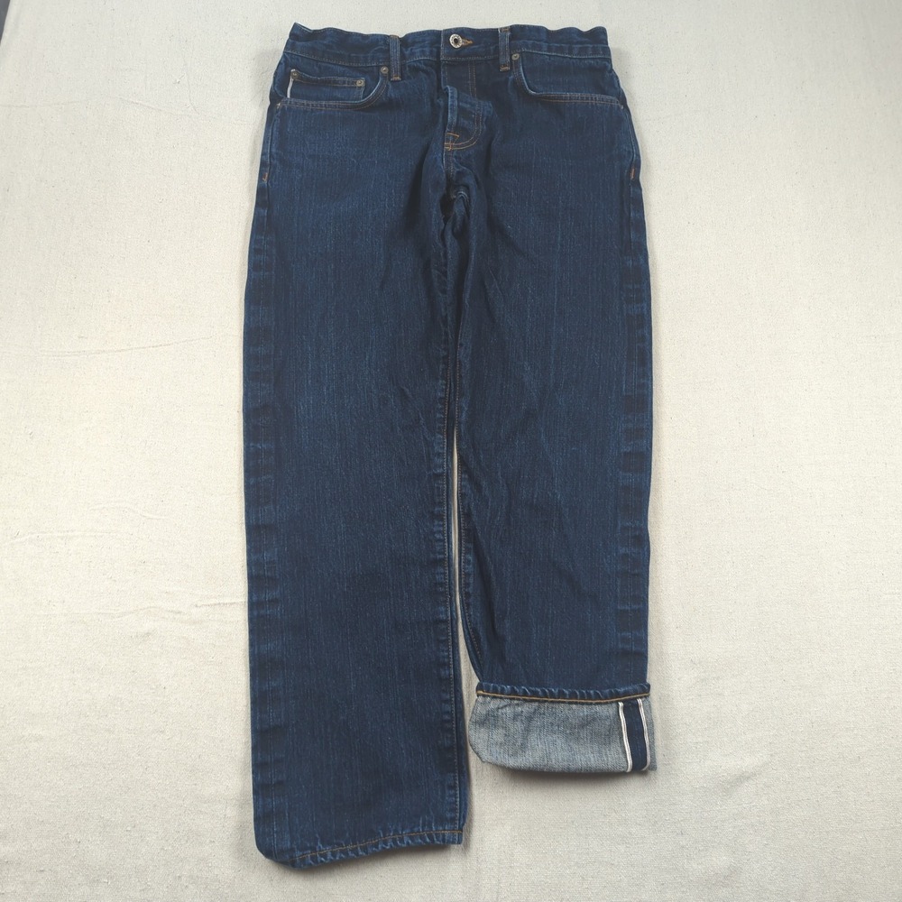Brave Star Jeans Mens 34x30 Blue Selvegde Straight Made in USA
